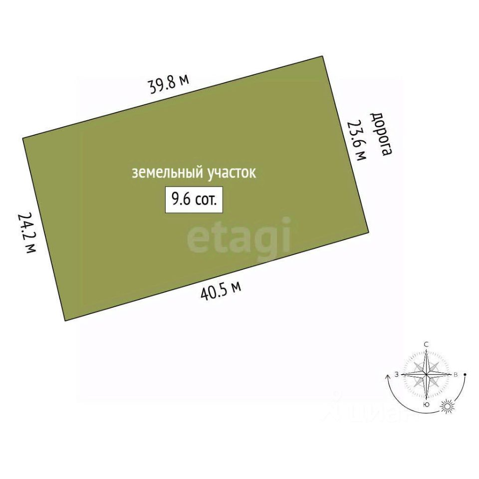 Продажа земли Белогорка СНТ, 2-я линия, 26