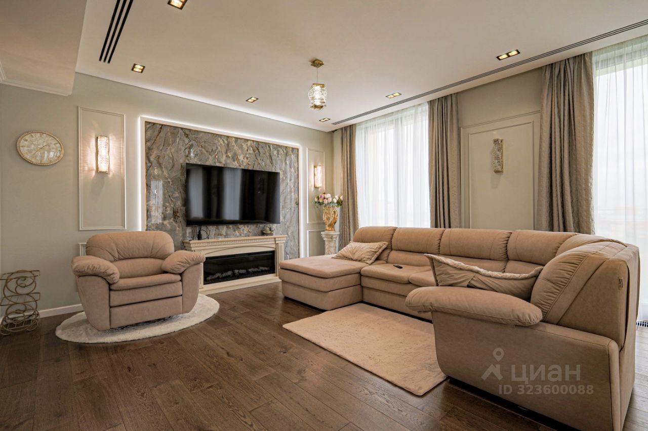 Аренда 4-комн квартиры на вторичном рынке Олсуфьевский переулок, 9к1