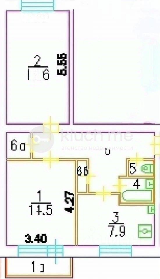 Продажа 2-комн квартиры на вторичном рынке Тайнинская улица, 16К2