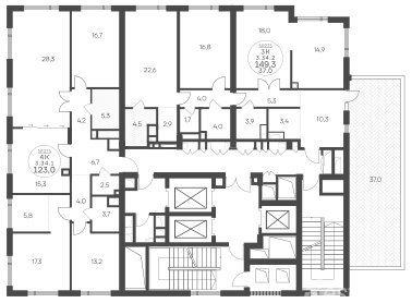 Продажа 4-комн квартиры в новостройке Крылатская ул,  д. 33 к2