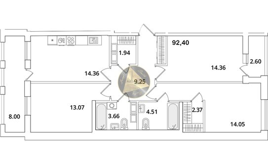 Продажа 3-комн квартиры на вторичном рынке ул Кубинская,  д. 82,  к. 1