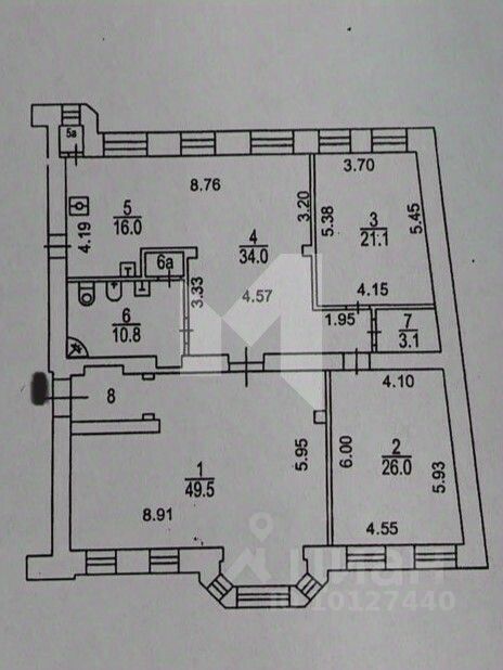 Продажа 4-комн квартиры на вторичном рынке Новокузнецкий 1-й пер