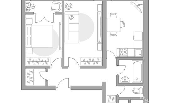 Продажа 2-комн квартиры на вторичном рынке Глухово, ул Романовская,  д. 15