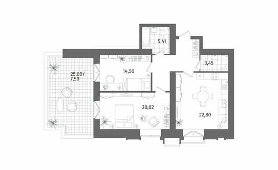 Продажа 2-комн квартиры на вторичном рынке Лиственная улица,  д. 20 к2 с1