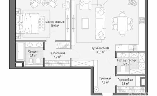 Продажа 1-комн квартиры на вторичном рынке Богоявленский пер,  д. 8,  к. 3