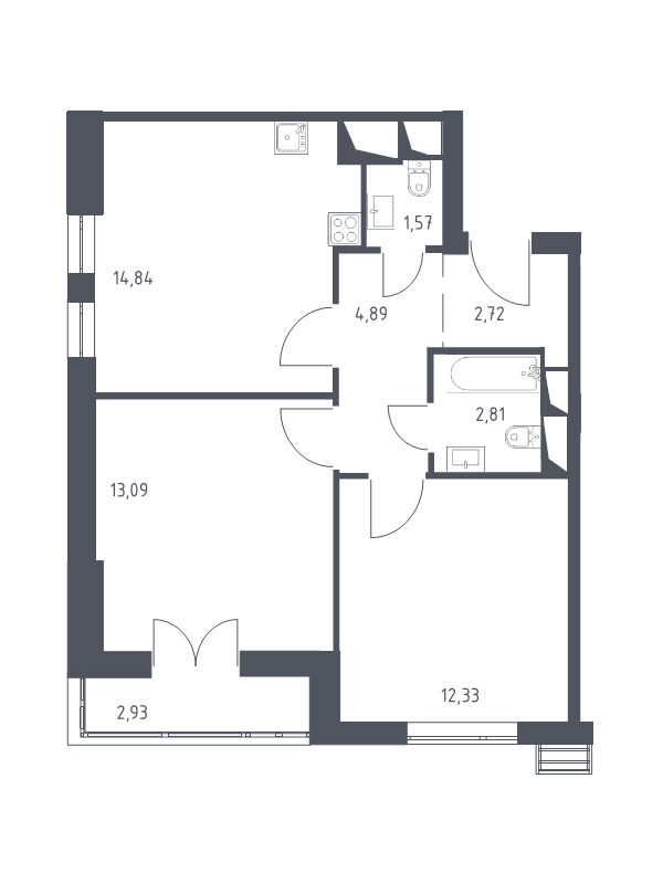Продажа 2-комн квартиры в новостройке Раздоры д., Мякининское ш.,  к. 18