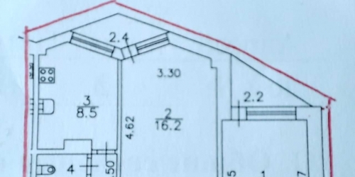 2-комн квартира Новосмоленская наб ,  д. 2