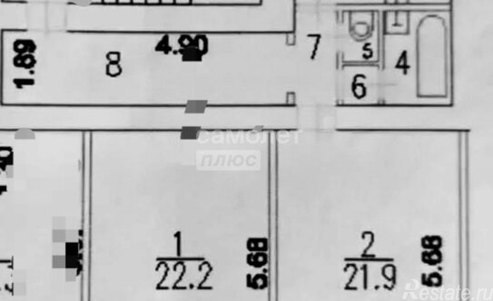 Продажа 2-комн квартиры на вторичном рынке Боткинский 1-й проезд,  д. 4