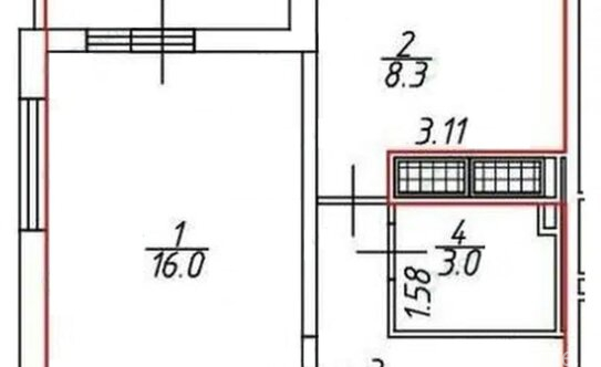 Продажа 1-комн квартиры на вторичном рынке Энергетиков пр-кт,  д. 9 к1
