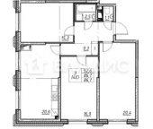Продать Квартиры вторичка Октябрьская наб  42 
