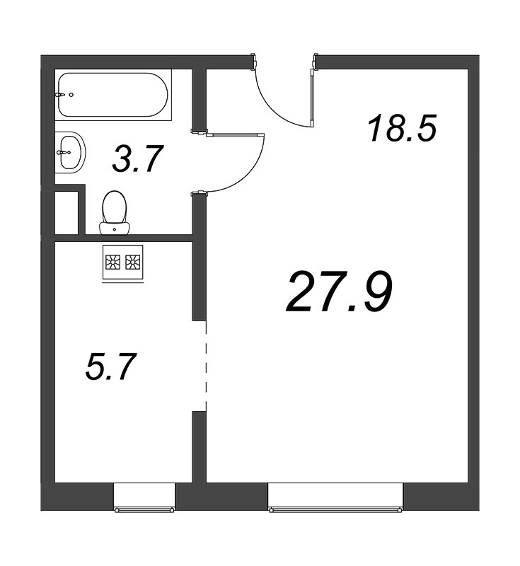 Продажа 1-комн квартиры в новостройке Битца п., Варшавское ш.,  к. 4