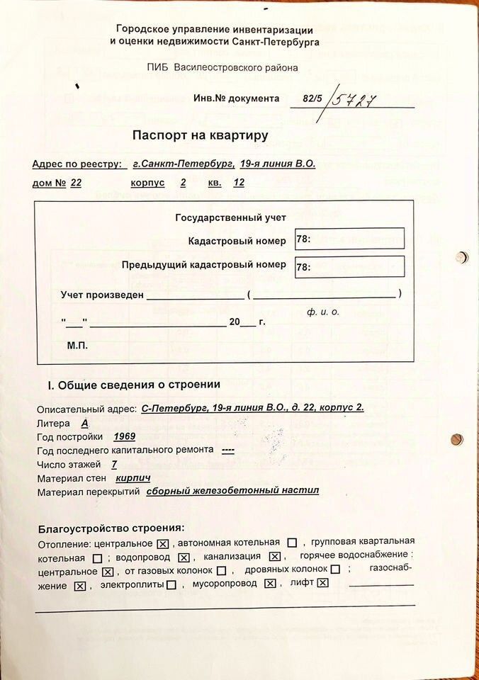 Продажа 2-комн квартиры на вторичном рынке 19-я Васильевского острова линия, 22к2