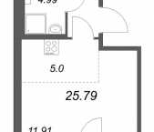 Продать Квартиры в новостройке Стрельна п., Будённого пр-кт   5.5