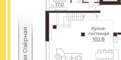 4-комн квартира Большая Озерная улица, 77