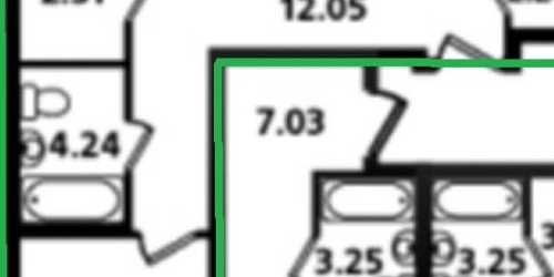 3-комн квартира улица Александра Матросова, 20к2