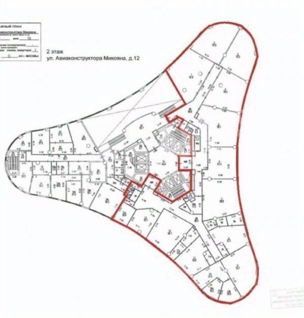 Аренда офиса ул Авиаконструктора Микояна,  д. 12