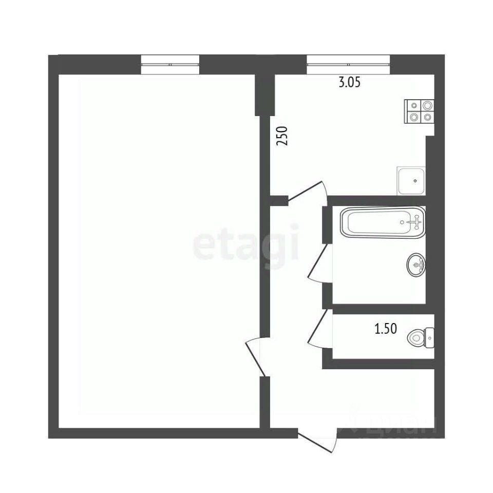Продажа 1-комн квартиры на вторичном рынке Дмитров, улица Космонавтов, 38