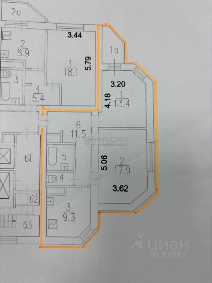 Продажа 2-комн квартиры на вторичном рынке Валовая улица, 21К125