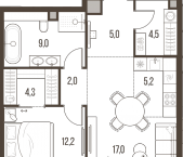Продать Квартиры в новостройке Москва г., Летниковская ул.   4