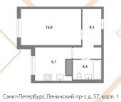 Продать Квартиры вторичка Ленинский пр-кт  57 1