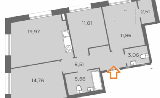 Продажа 3-комн квартиры на вторичном рынке набережная реки Карповки