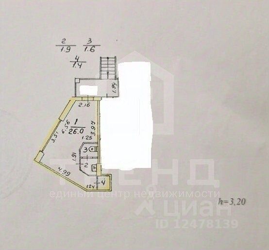 Продажа студии улица Савушкина, 127