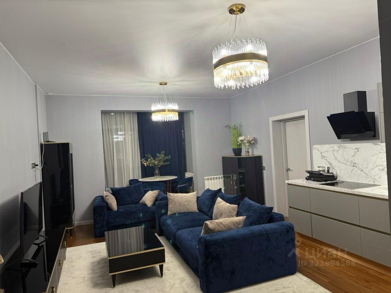 Аренда 2-комн квартиры на вторичном рынке Новоивановское пгт, улица Овражная, 47А