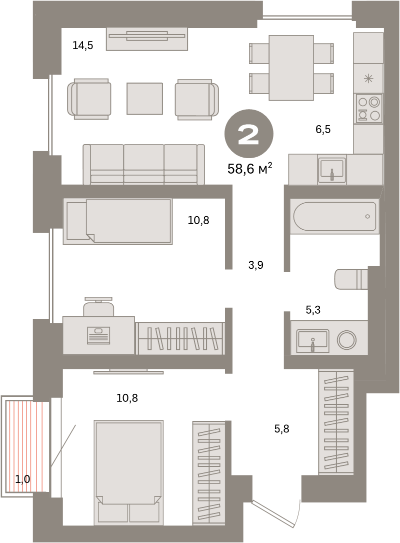 Продажа 2-комн квартиры в новостройке Москва г., Тагильская ул.,  к. 2