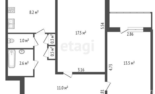 Продажа 2-комн квартиры на вторичном рынке Бабушкина ул,  д. 49