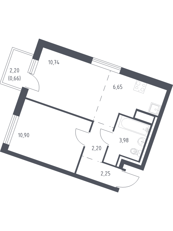 Продажа 1-комн квартиры в новостройке Лаголово д., Гатчинское ш.,  к. 4