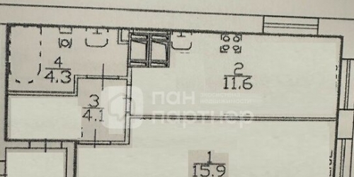 1-комн квартира Предпортовый 1-й проезд,  д. 14