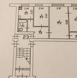 Продажа 3-комн квартиры на вторичном рынке Долгопрудный, Комсомольская улица,  д. 11