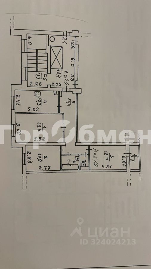 Продажа 3-комн квартиры на вторичном рынке Дедовск г., улица Победы, 1к1