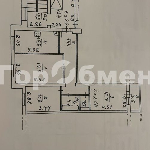 3-комн квартира Дедовск г., улица Победы, 1к1