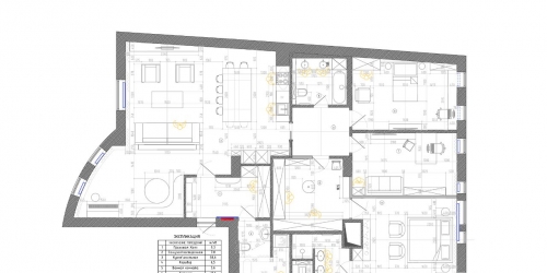 4-комн квартира Сеченовский переулок,  д. 3
