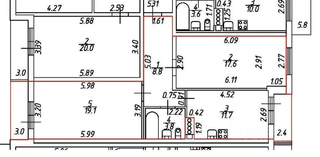Продажа 2-комн квартиры на вторичном рынке пос. Шушары, улица Валдайская, 6к2