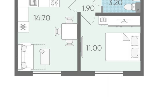 Продажа 1-комн квартиры на вторичном рынке Ковалёво, Поперечная улица,  д. 2 к1