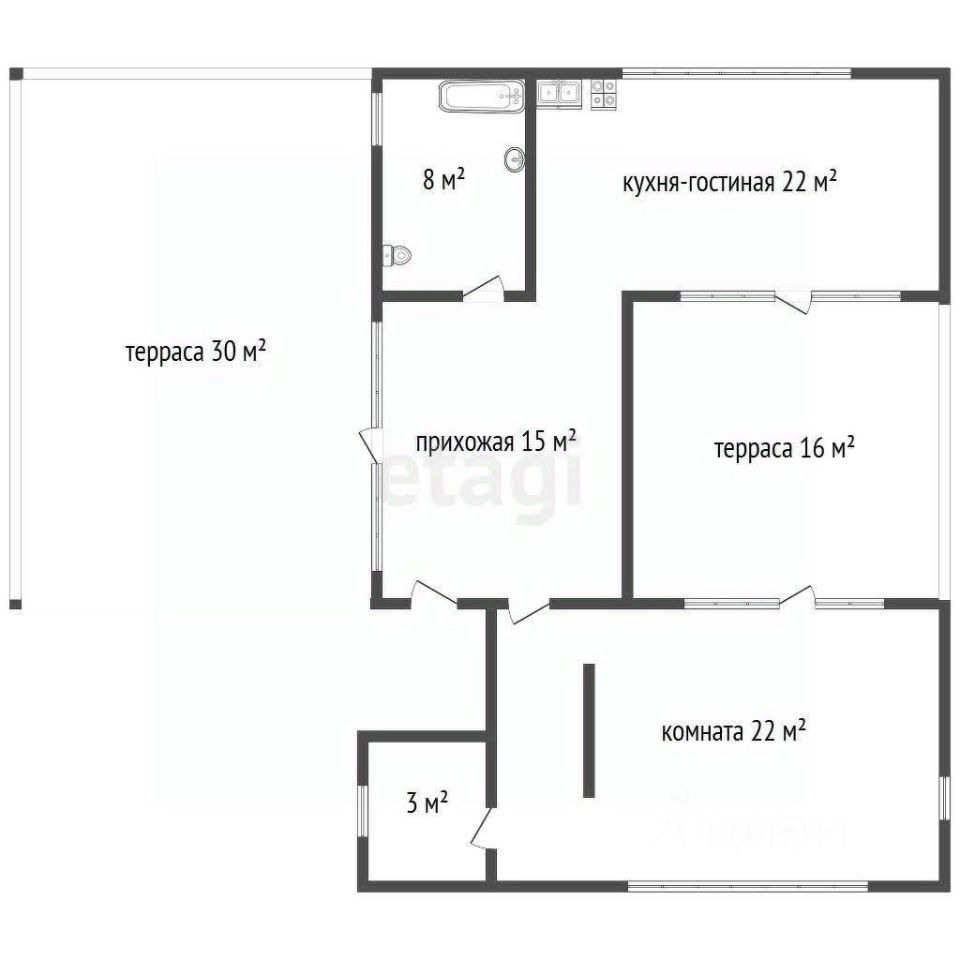 Продажа 2-комн квартиры на вторичном рынке Лахта тер., улица Новая, 51к49