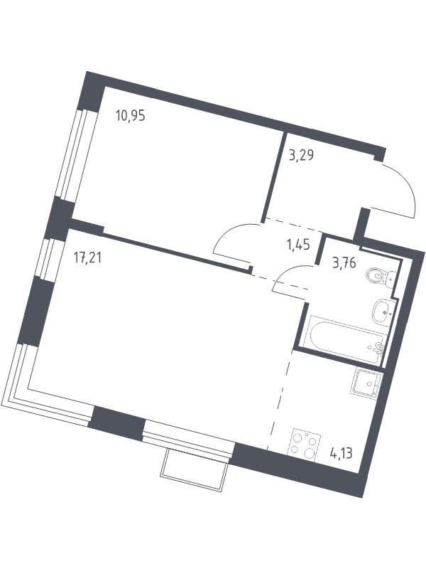 Продажа 1-комн квартиры в новостройке Москва г., Ленинградское ш.,  к. 5