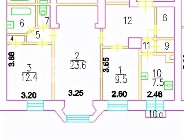 Продажа 3-комн квартиры на вторичном рынке Новослободская улица, 57/65