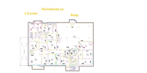 Помещение свободного назначения Полтавская улица,  д. 4