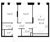 Продать Квартиры в новостройке Московский г., Бианки ул.   9.4