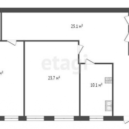 Продажа 2-комн квартиры на вторичном рынке улица Декабристов,  д. 10