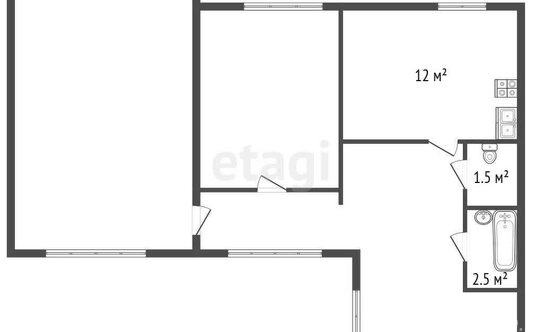 Продажа 2-комн квартиры на вторичном рынке Большой ПС пр-кт,  д. 106