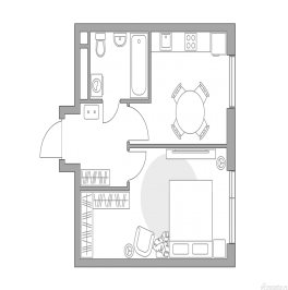 Продажа 1-комн квартиры в новостройке , Рязанский проспект, 4Ас2
