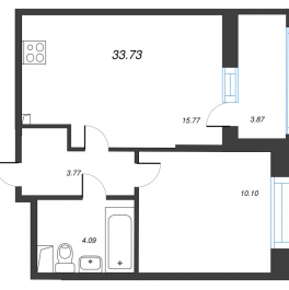 Продажа 1-комн квартиры в новостройке Новосаратовка д., Покровская Дорога ул.,  к. 6