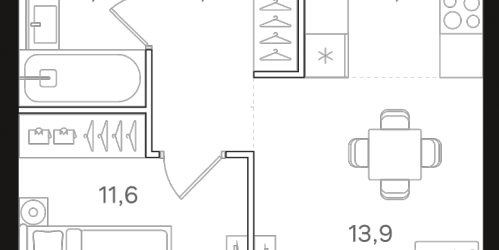 1-комн квартира Москва г., Открытое ш.,  к. 6