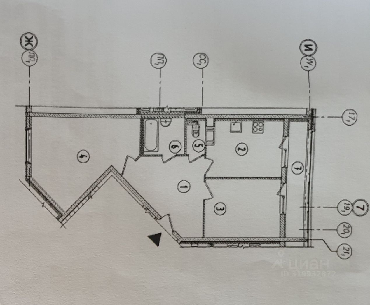 Продажа 2-комн квартиры на вторичном рынке улица Парфеновская, 11к1