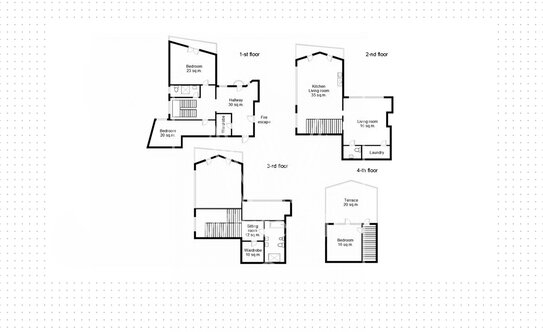 Аренда 4-комн квартиры на вторичном рынке Знаменский Б. пер,  д. 4