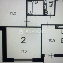 Продажа 2-комн квартиры на вторичном рынке Полярная ул,  д. 3